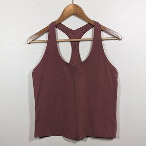 Lululemon Women's Mauve Sleeveless Racerback Scoop Neck Tank Top M/L | GUC